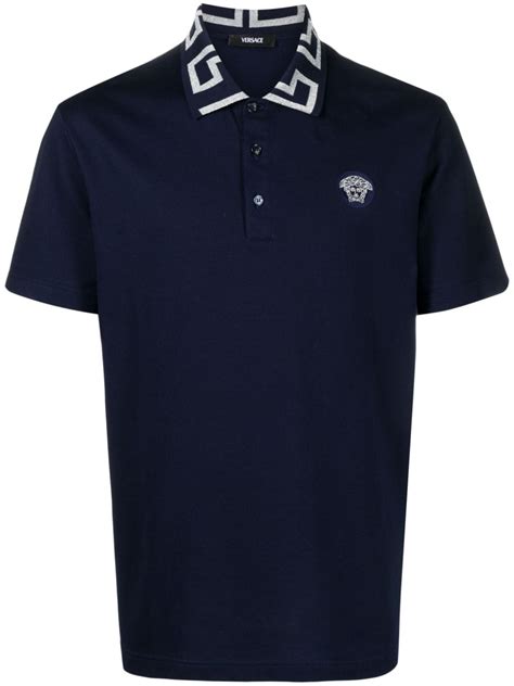 versace blue polo